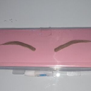 Fake Blond Eyebrows With Adhesive